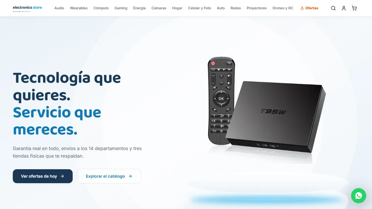 Electronics Store — E-commerce demo