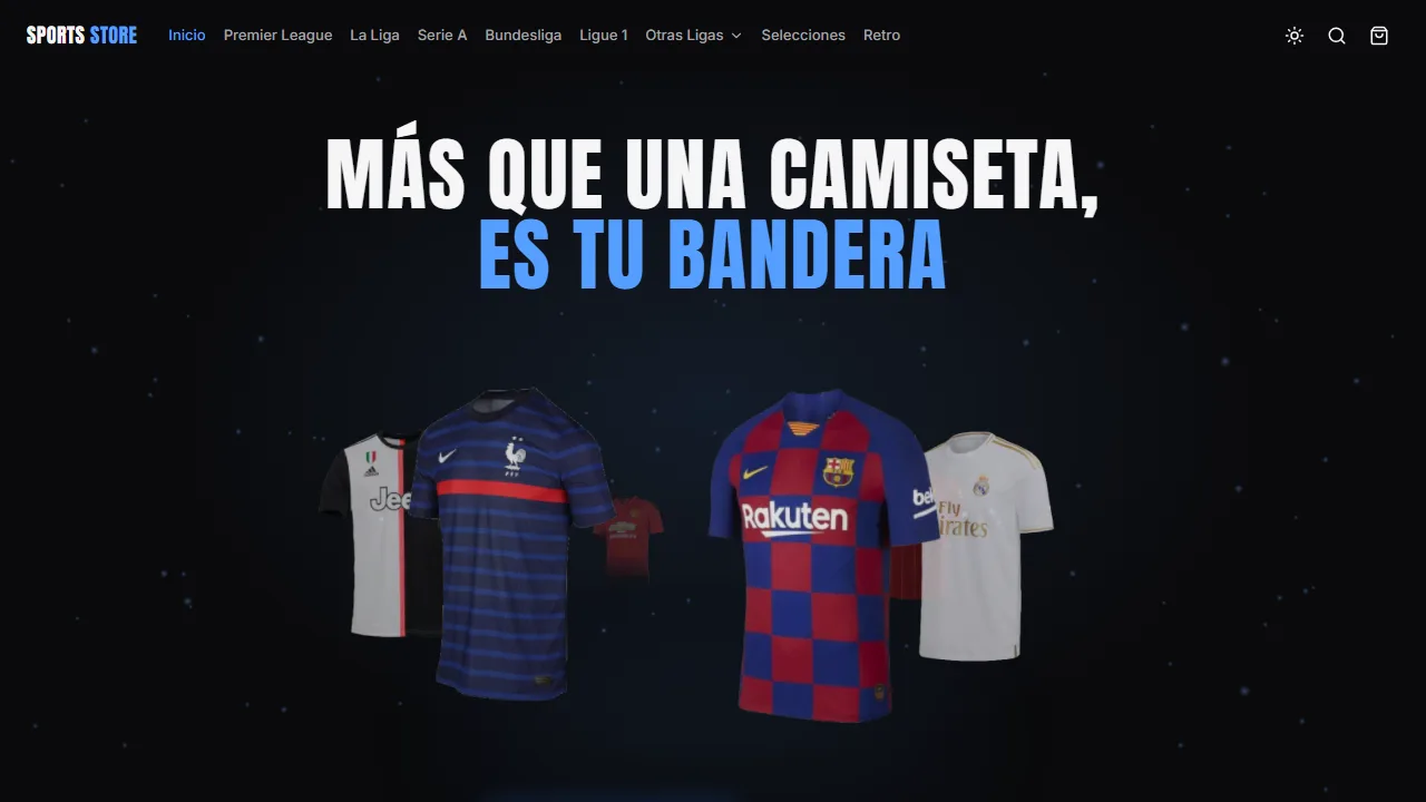 Sports Store — E-commerce demo