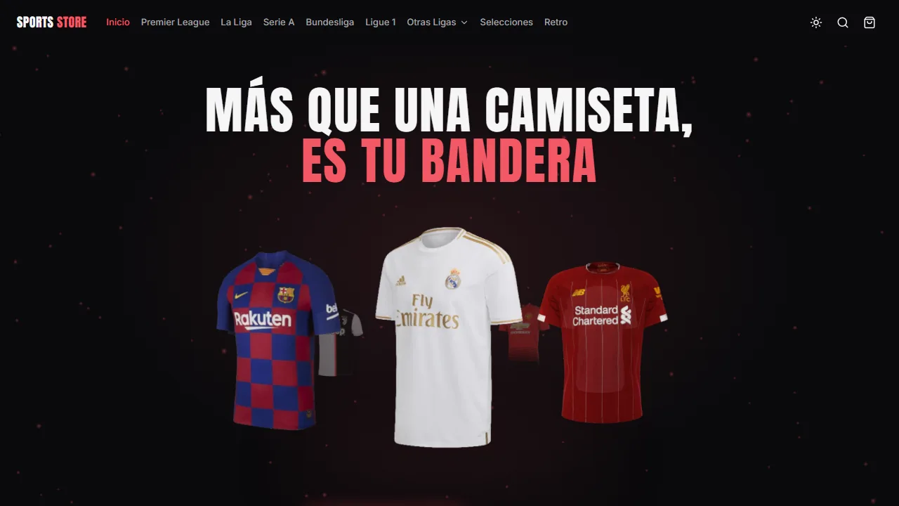 Sports Store — E-commerce demo